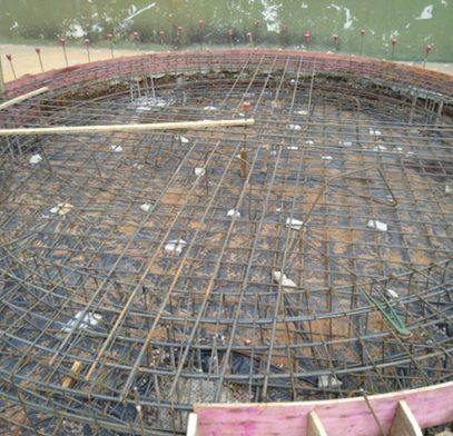 Fundações e contenções, foto 1. Obra executada pela EHK Engenharia