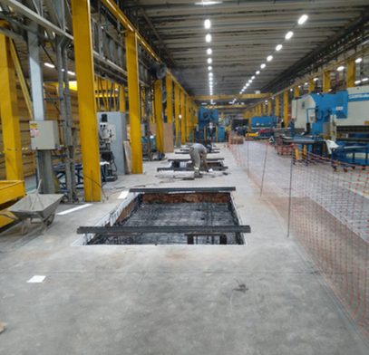 Fundações e contenções, foto 2. Obra executada pela EHK Engenharia