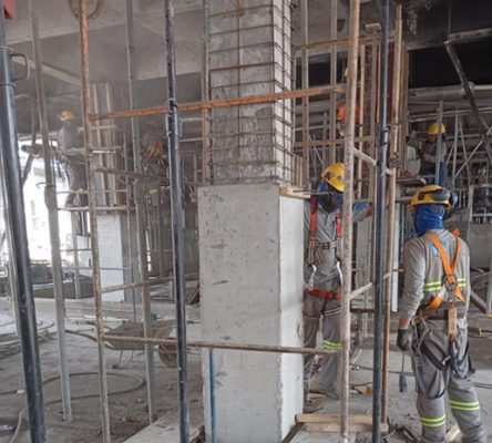 BRF Carambeí, foto 2. Obra executada pela EHK Engenharia
