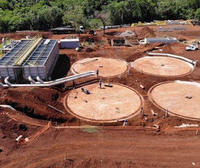 Sanepar Toledo, foto 1. Obra executada pela EHK Engenharia