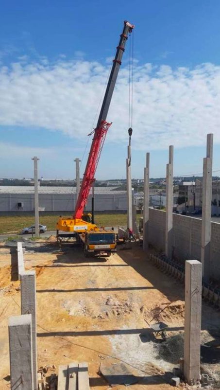 Obras em pré-moldado, foto 4. Obra executada pela EHK Engenharia