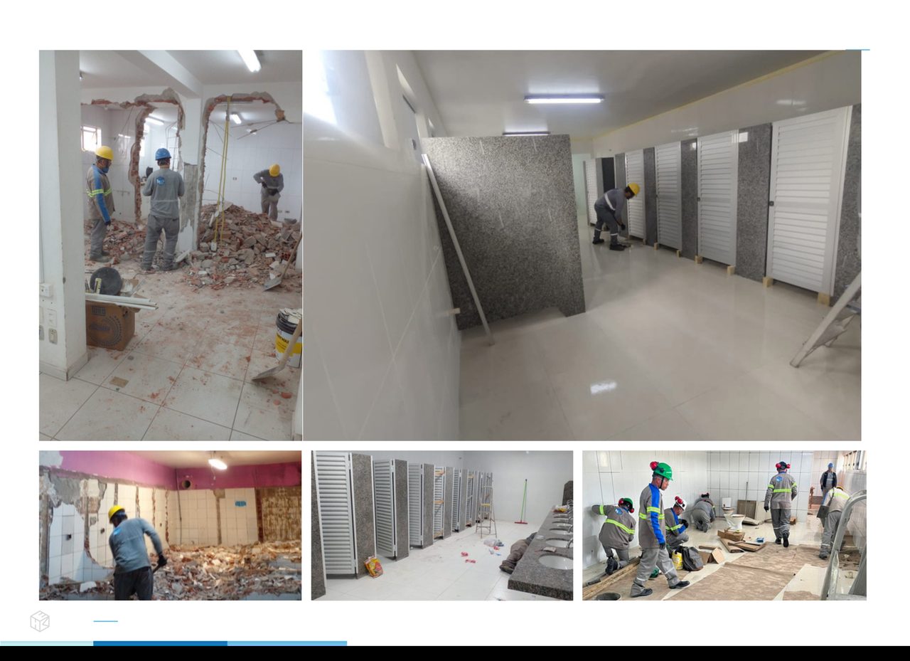 Reformas industriais, foto 1. Obra executada pela EHK Engenharia